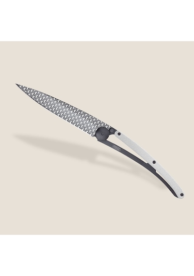 Deejo Kamp 37g, Light Grey Aluminium / Quadratic Beyaz