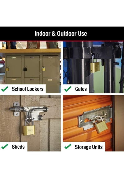 Master Lock Şifreli Kilit, Iç Ve Dış Asma Kilit, Sıfırlanabilir Ş