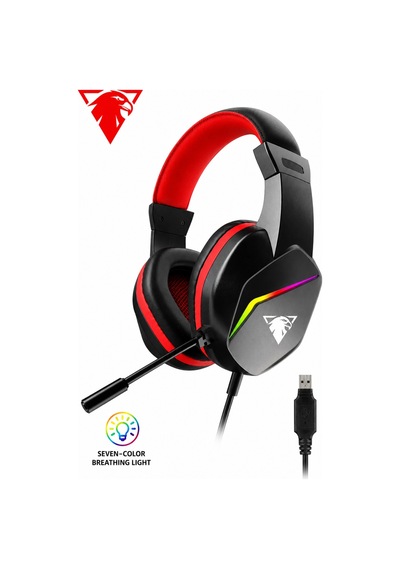 Jedel Gaming Gh-269 7.1 Usb Mikrofonlu Rgb Oyuncu Kulaklığı - Siyah/kırmızı