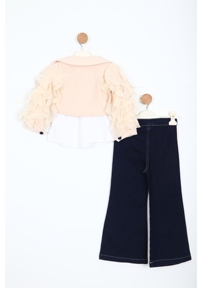 Moonstar Xo Kids Kiz Çocuk Alt Üst Takım 4-7 Yaş 51034 Bej