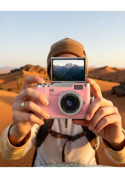Fotoğraf Makinesi 48 Mp Kamera Pembe Model Uczzzlk007fotoğrafmakinesipembe-5