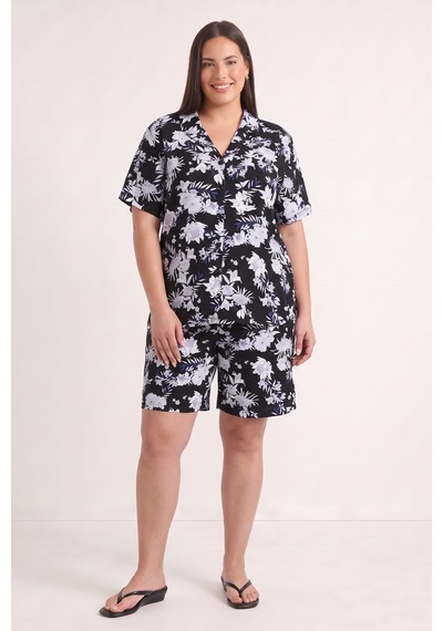 Myline Ev Rahatlığı Pijama Takımı Siyah