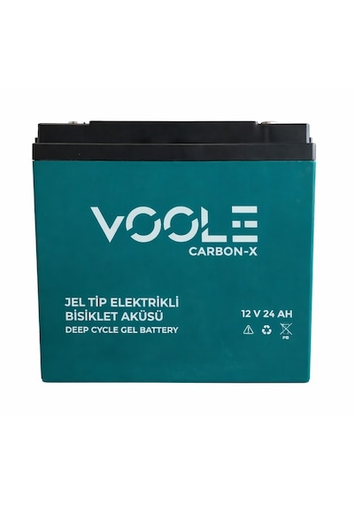 Voole 12v 24 Ah Elektrikli Bisiklet Jel Aküsü 5li Set 2026 Üretimi