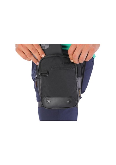Ççs 31257 Motosiklet Bel Bacak Çantası Siyah