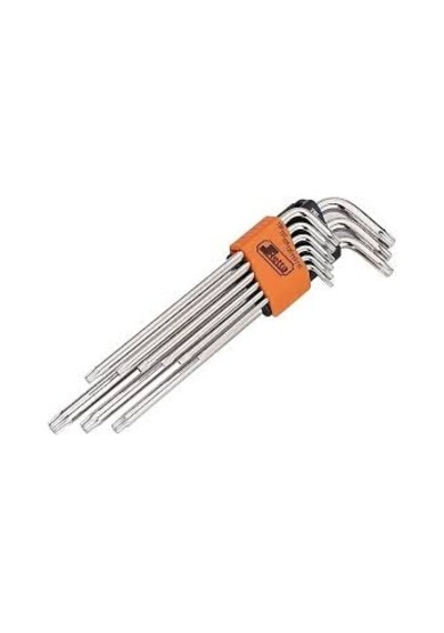 Retta Deliksiz Torx Allen Uzun 9 Parça Rat8009
