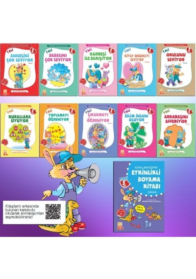Okul Öncesi Tali Öykülerle Davranış Seti 1.Set.2.Set ve 3. Set