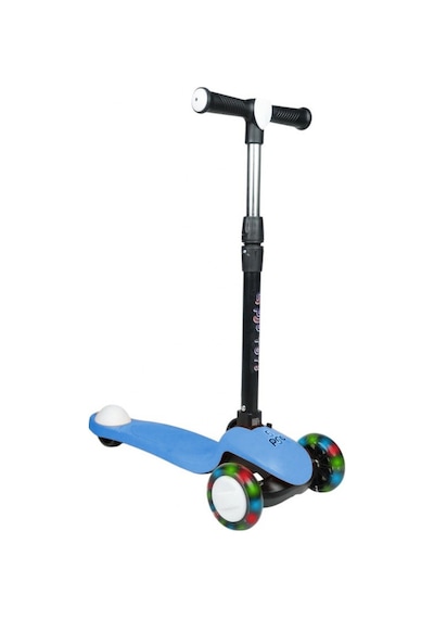 3+ Yaş Pro Scooter Mavi Işıklı 50 Kg Taşıma Kapasiteli Mavi
