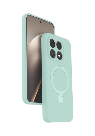 Xiaomi Mi 15t Regal Magsafe Standlı Kapak - Su Yeşili 0.2M-Çok Renkli
