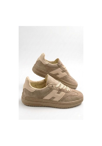 Mcdark Kadın Vizon Süet Sneaker Ayakkabı