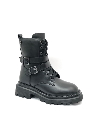 Hammer Jack 102-24665-z Yellen Deri Uzun Postal Unisex Bot Siyah