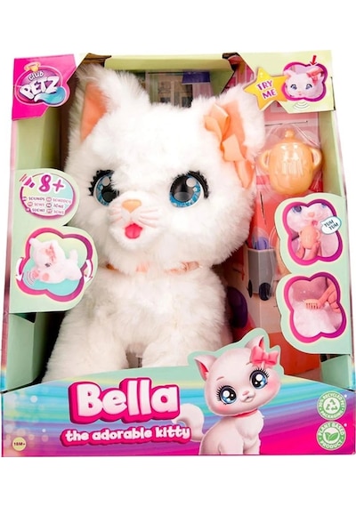 Hareketli Ve Sesli Sevimli Peluş Kedicik Bella