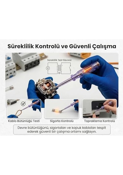 Rutter 1 Adet Düz Uçlu Kontrol Kalemi