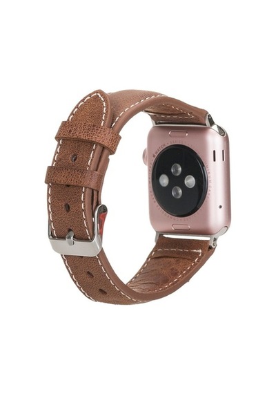 Bouletta Apple Watch Uyumlu Deri Kordon 42-44-45Mm Nm1-As2 Taba