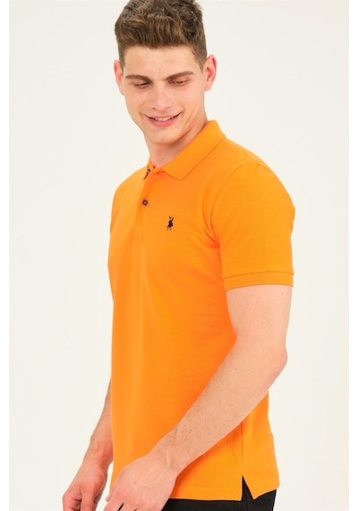 T8561 Dewberry Erkek Tshırt-turuncu Turuncu
