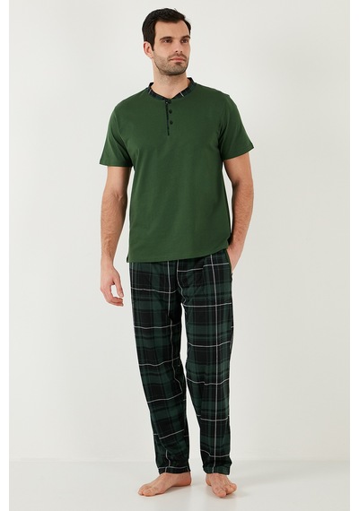 Buratti Erkek Pijama Takımı 60961007 Yeşil