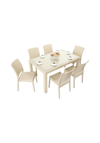 Depootoptan Mandella Elit Rattan 90 x 150 CM Elit Sandalye Camlı Masa Takımı Çölbe Depootoptan Mandella Elit Rattan 90 x 150 CM Elit Sandalye Camlı Masa Takımı Çölbe