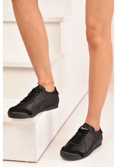 Unisex Spor Ayakkabı Kaymaz Taban Sneakers Siyah