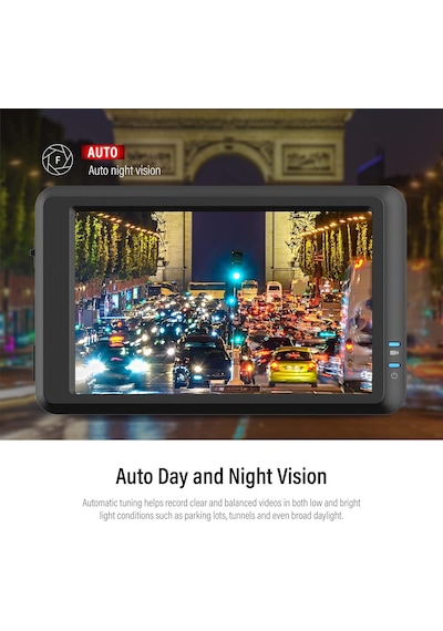 Tr Lx2000 Fullhd 2 Kameralı Ips Dokunmatik Kod Ekranlı Gps+adas Plus Hdr Araç Kamerası