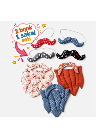 Aksesuar Bıyık-sakal Çok Renkli