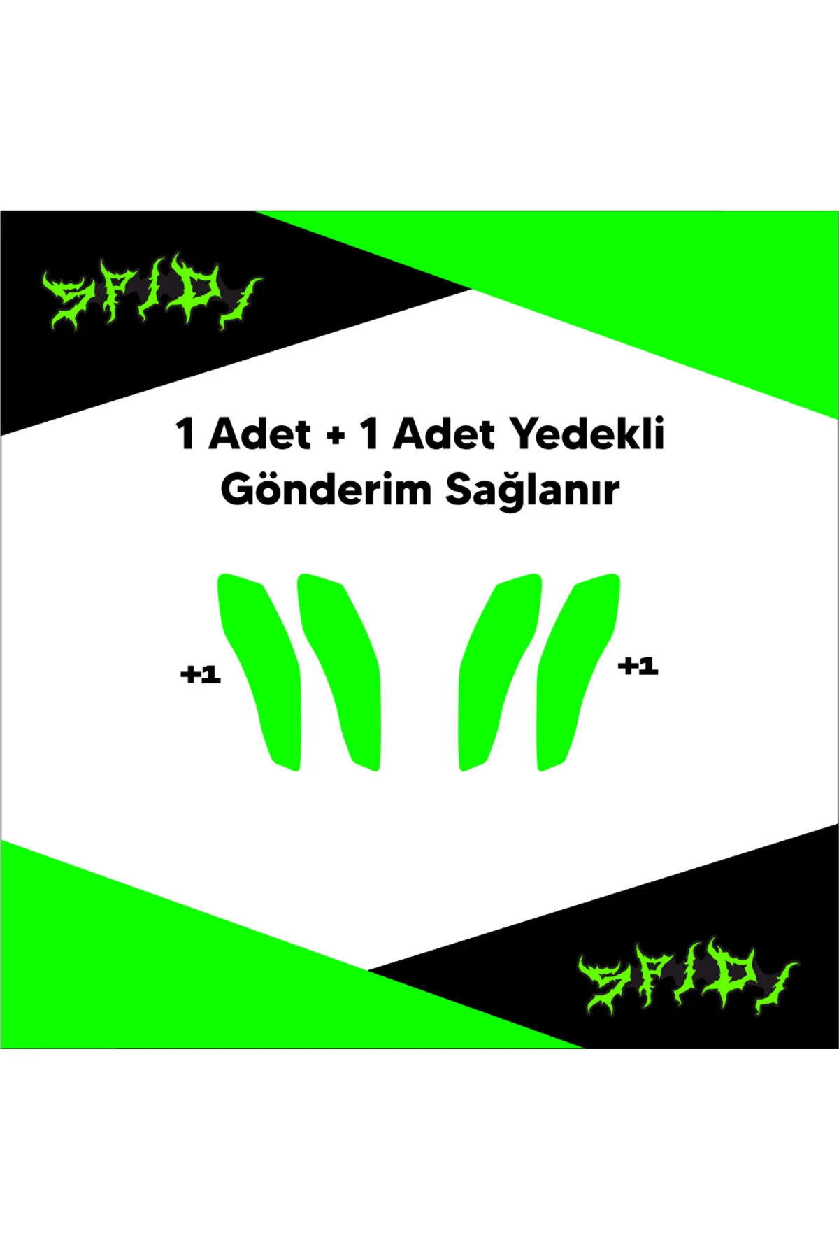 Mt-07 Yeşil Far Sticker