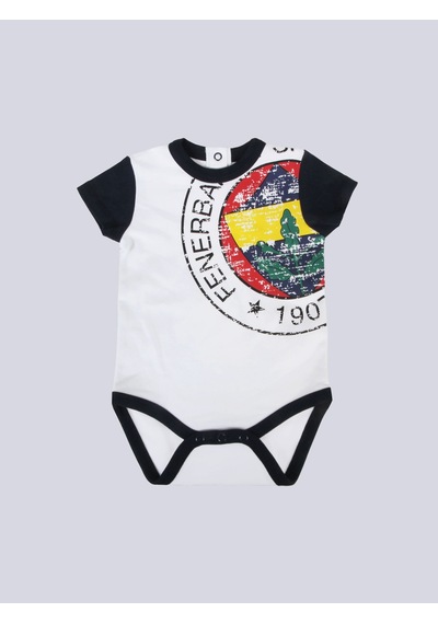 Fenerbahçe Bebek Tram Logolu Body Beyaz