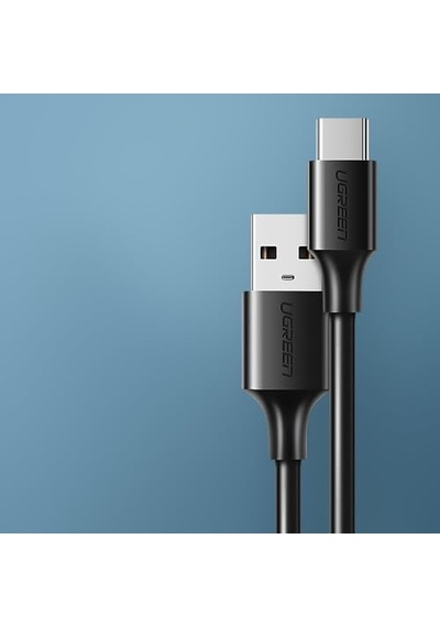 2.0 A Usb-a & Usb-c, Şarj Ve Data Kablosu, 25 Santimetre, Siyah, 60114