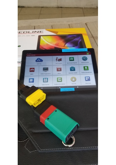 Launch Tablet Set X431 Set Golo Yeşil Kafa Xdıag Onlıne Yazılı...