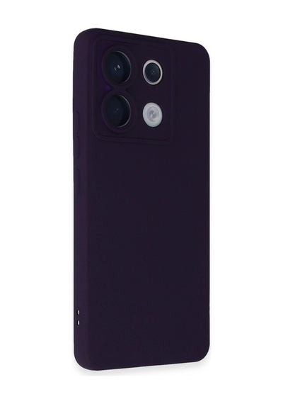Herşeytrend Xiaomi Redmi Note 13 Pro 5g Kılıf Nano İçi Kadife Silikon - Mor Çok Renkli