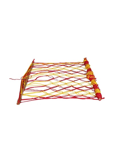 Bahattedarik Polyester Ip Takım Renkli Hamak Sarı Kırmızı 180x90 Cm Kırmızı - Sarı
