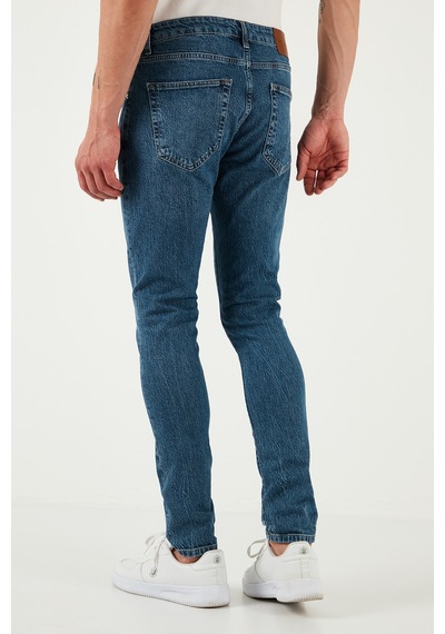 Buratti Streç Pamuklu Slim Fit Normal Bel Dar Paça Jeans Erkek Kot Pantolon 1115S60Napoli Mavi Buratti Streç Pamuklu Slim Fit Normal Bel Dar Paça Jeans Erkek Kot Pantolon 1115S60Napoli Mavi