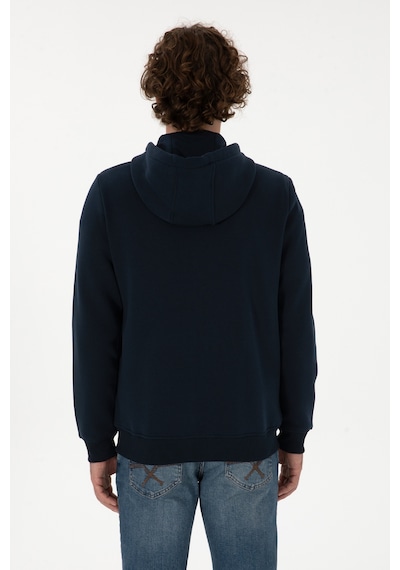 U.S. Polo Assn. Erkek Regular Fit Lacivert Şardonlu Örme Hırka 50313755-VR033