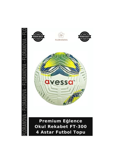 Premium Eğlence Okul Rekabet Ft-300 4 Astar Futbol Topu Çok Renkli