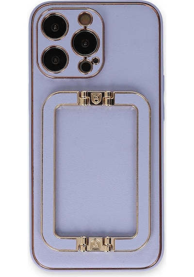 Newface Apple iPhone Uyumlu 13 Pro Max Kılıf Coco Elit Kapak Semeglbl - 79 - Lila