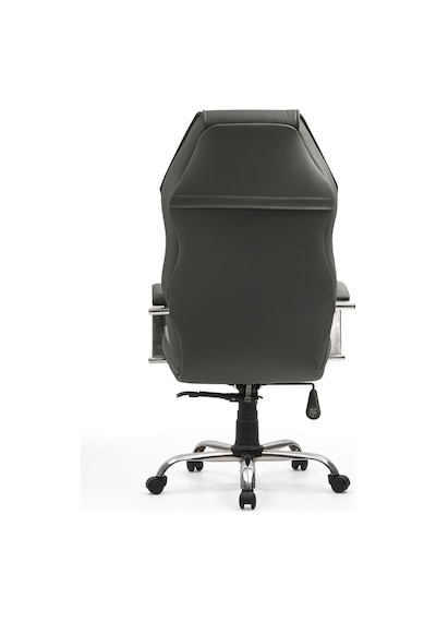 Konfor Krom Bilgisayar - Ofis - Müdür - Büro - Makam Çalışma Koltuğu Siyah Renk Krom Ayaklı Siyah