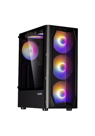 Zalman N4 Rev.1 Mesh Megamax 600 W 80+ RGB Fan Mid-Tower Oyuncu Kasası