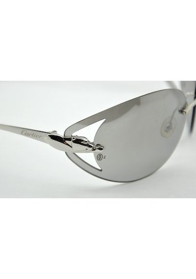 Cartier Panthère De Wıld Sılver Grey Gri Gümüş Güneş Gözlüğü