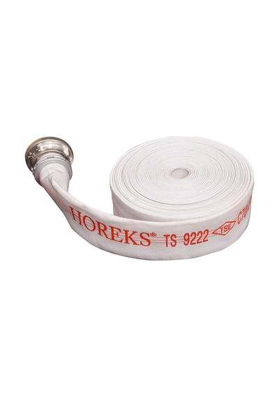 3" İçi Kauçuk Beyaz 20 Mt Yangın Hortumu Ts 9222 - Ts En 14540 Belgeli Hortum