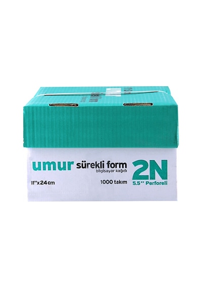 Umur Sürekli Form 11x24 2 Nüsha ( 5.5 Perforeli ) 1000'li