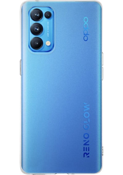 Oppo Reno 5 Pro Kılıf 1mm Süper Silikon Şeffaf Kapak