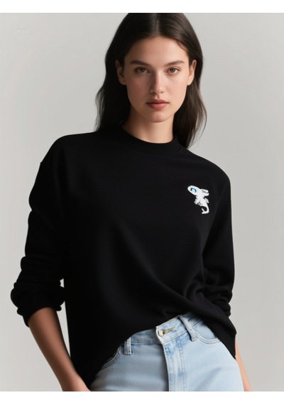 Ogc Ejderha Kombin Sweatshirt Siyah