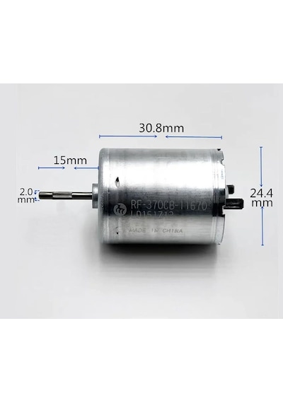 Rf-370 Dc Motor Dc 24v 6000rpm Rf370 Uyumlu Oyuncak Rc Araba Su Motoru Klima Uçak Bot Rf-370cb-11670