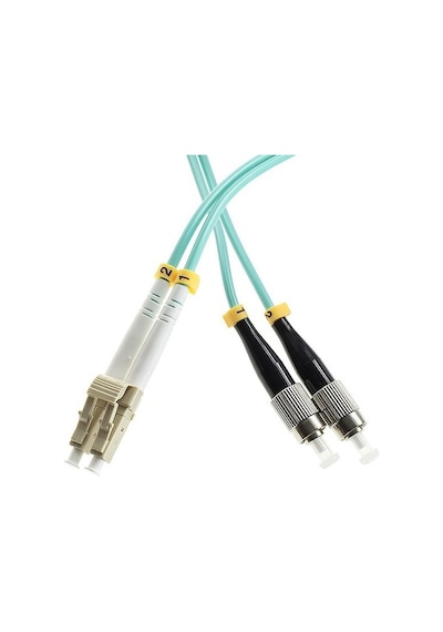 Lc - Fc Fiber Optik Patch Kablo 3mm 3 Metre Lc/upc-fc/upc-dx-om3-3.00mm-3m