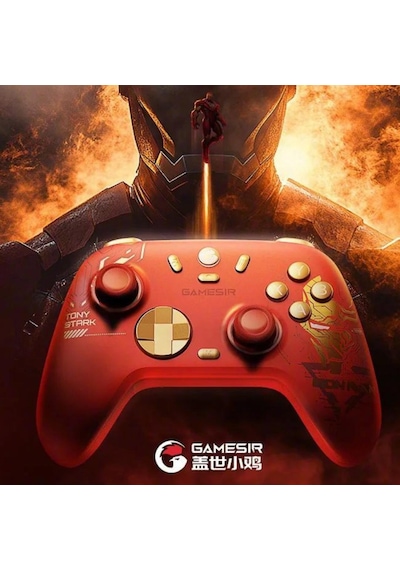 Gamesir Nova 2 Lite 2.4g Wireless Controller Iron Man Edition Switch,windows Pc, Android ,Apple Uyumlu iOS