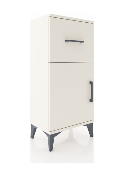 Arges Komodin Tek Raflı Tek Çekmeceli Tek Kapaklı 44x30x96 Aytaşı-aytaşı Aytası