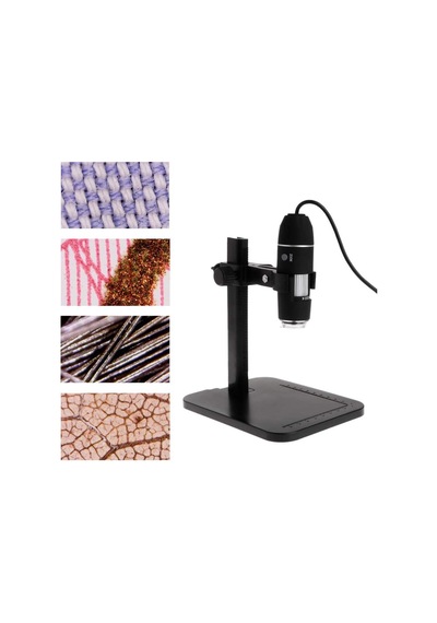 1000x 2mp Dijital Standlı 8 Led'li Usb & Otg Mikroskop