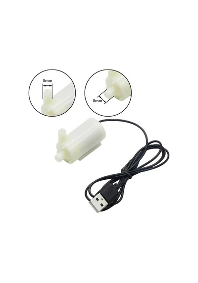 Usb Girişli Mini Dalgıç Dik Su Pompası Ip68 Saatte 80-120 Litre