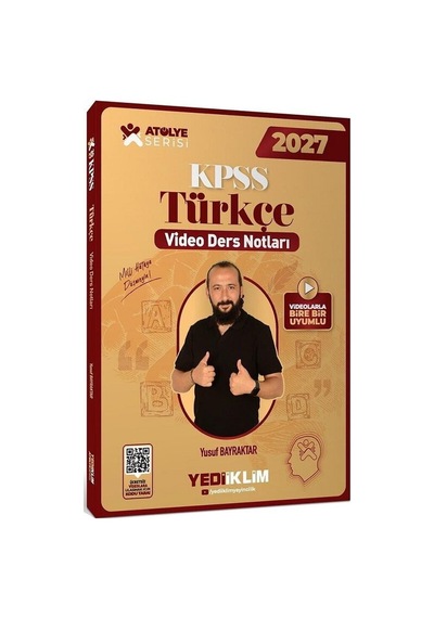 Yediiklim 2027 Kpss Türkçe Atölye Video Ders Notları - Yusuf Bayraktar
