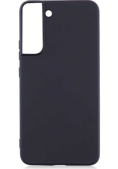Samsung Galaxy Uyumlu S22 Plus Kılıf Zore Premier Silikon Kapak-Siyah