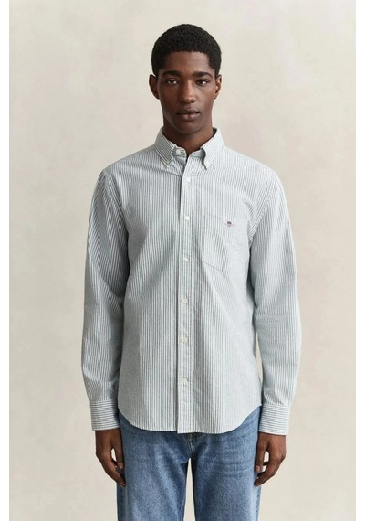 Gant Erkek Yeşil Regular Fit Oxford Gömlek-24675