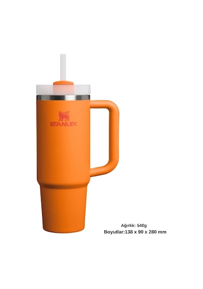 Stanley Quencher H2.0 Flowstate 0.89 L Pipetli Çelik Termos Turuncu
